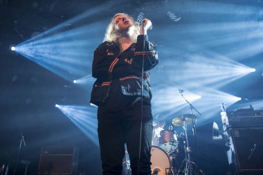 Amsterdam, Hollanda - 24 Şubat 2017 - Amerikalı rock grubu The Orwells'ın Paradiso Noord -De Tolhuistuin konseri