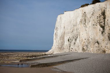 chalk cliffs, Normandy, France