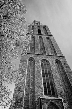 Kilise tuğla kulesi, Zwolle, Hollanda