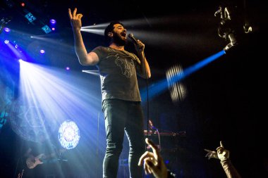 Amsterdam, Hollanda, 8 Kasım 2016: Avustralyalı ska ve caz grubu The Cat Empire'ın konseri Melkweg'de