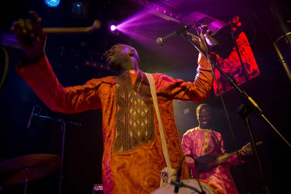 Amsterdam Niederlande Februar 2016 Konzert Der Afrikanischen Band Mali Bko — Stockfoto