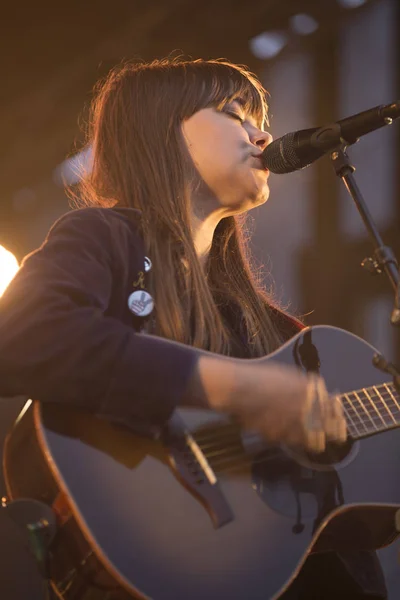 Traena Noorwegen Juli 2014 Tijdens Het Concert Van Zweedse Rock — Stockfoto