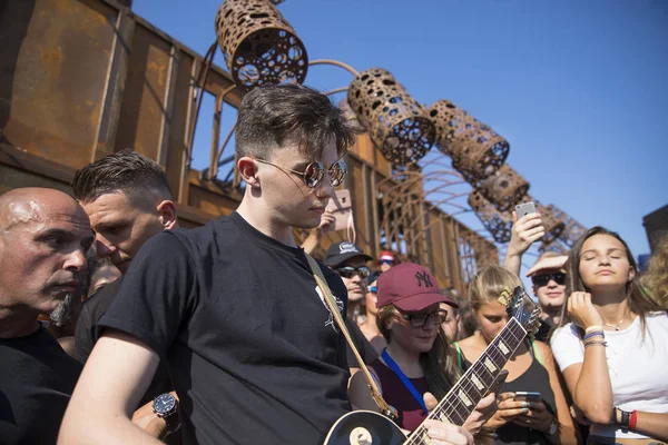 Nyon Szwajcaria Lipca 2017 Koncert Electro Music Artist Petit Biscuit — Zdjęcie stockowe