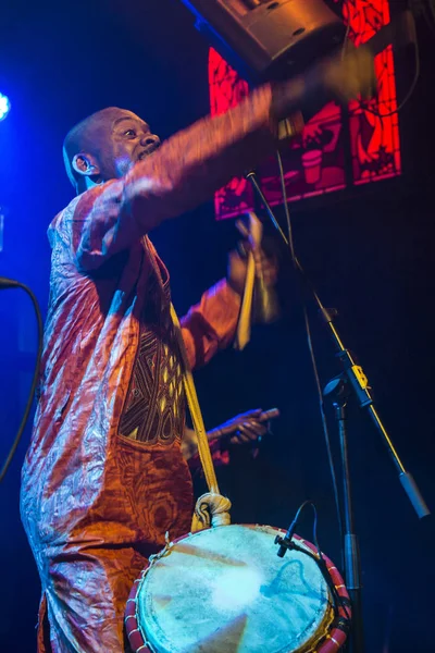 Amsterdam Niederlande Februar 2016 Konzert Der Afrikanischen Band Mali Bko — Stockfoto