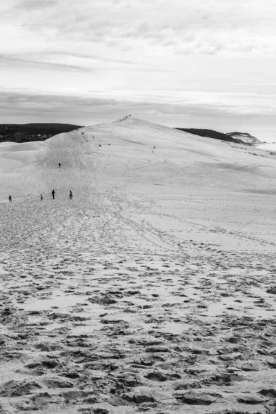 View Dune Pilat Pyla Largest Sand Dune Europe Aquitaine France — Stock Photo, Image
