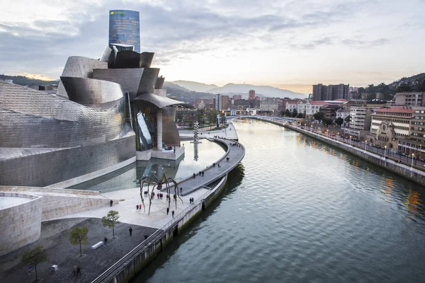 Bilbao Spanya Ocak 2016 Amerikalı Mimar Frank Gehry Tarafından Tasarlanan — Stok fotoğraf