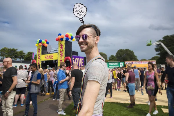 Amsterdam Hollanda Temmuz 2017 Westerpark Milkshake Festivali Nde Kıyafet Beni — Stok fotoğraf