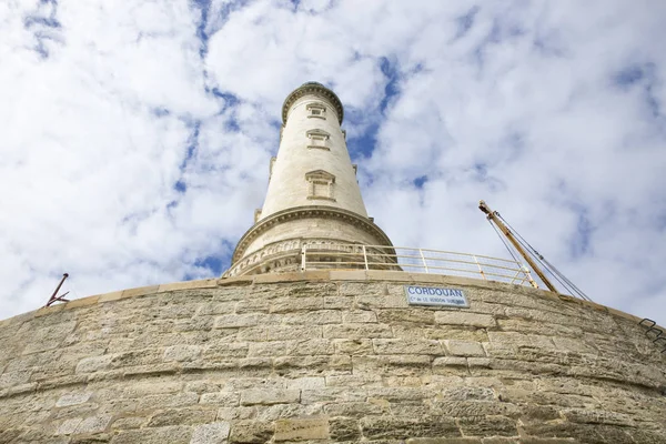 Vue Rapprochée Phare Historique Renaissance Corduan Estuaire Gironde France — Photo