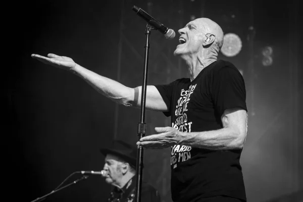 Nyon Suiza Julio 2017 Concierto Banda Australiana Rock Midnight Oil — Foto de Stock