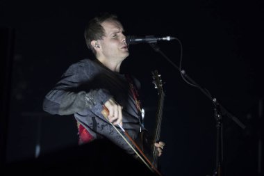 Amsterdam, Hollanda - 2 Ekim 2017: Konser od İzlanda post rock grubu Sigur Ros amsterdam'da canlı mekan Afas