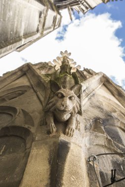 Saint Michel kilise kulesinin heykeli, Bordeaux, Fransa