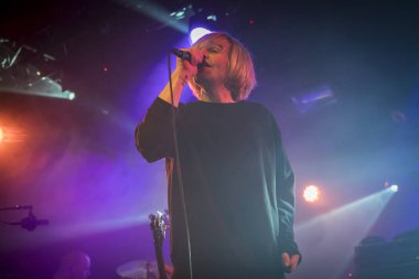 Amsterdam, Hollanda - 17 Şubat 2018 - İngiliz rock grubu The Charlatans'ın Paradiso Noord -De Tolhuistuin konseri