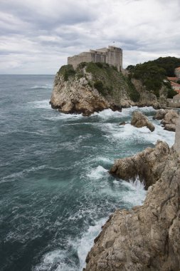 Dubrovnik kalesi, Fort Lawrence Fort Bokar, Dubrovnik görüntülendi