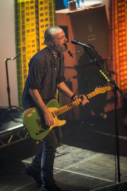Amsterdam, Hollanda, 27 Mayıs 2016: İskoç folk rock grubu Travis'in melkweg konseri