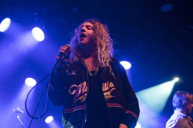 Amsterdam, Hollanda - 24 Şubat 2017 - Amerikalı rock grubu The Orwells'ın Paradiso Noord -De Tolhuistuin konseri