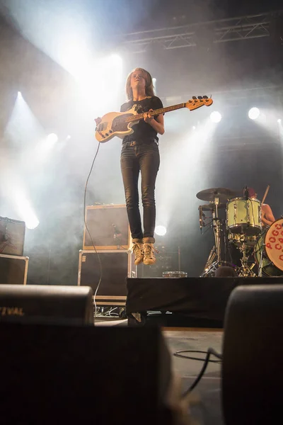 Nyon Schweiz Juli 2017 Konzert Der Französischen Punk Grunge Rockband — Stockfoto