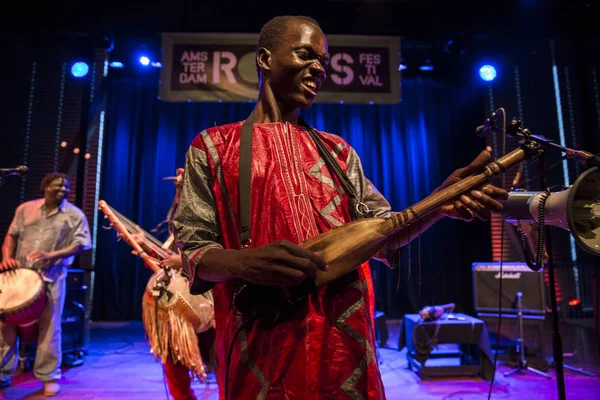 Amsterdam Nederland Juli 2015 Konsert Africansk Band Bko Kvintett Bimhuis – stockfoto