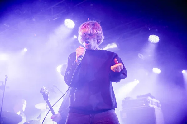 Ámsterdam Países Bajos Febrero 2018 Concierto Banda Británica Rock Charlatans —  Fotos de Stock