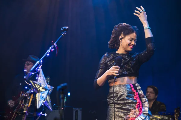 Utrecht Países Bajos Mayo 2017 Concierto Cantante Compositora Multi Instrumentista — Foto de Stock