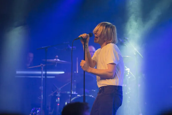 阿姆斯特丹 2018年2月17日 英国摇滚乐队 查拉坦人 音乐会在帕拉迪索 努尔德 德托尔休斯图因 — 图库照片