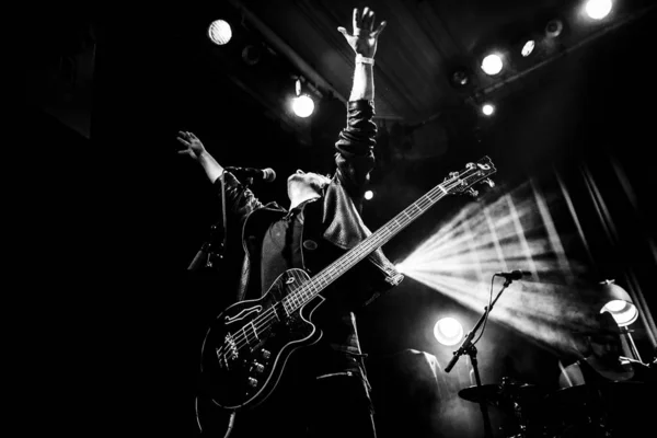 Amsterdam Nederländerna Mars 2016 Concert Rock Band Bombay Street Venue — Stockfoto