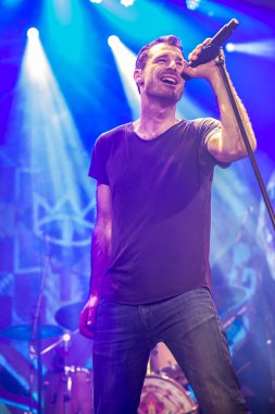 Amsterdam, Hollanda, 8 Kasım 2016: Avustralyalı ska ve caz grubu The Cat Empire'ın konseri Melkweg'de