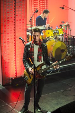 Amsterdam, Hollanda, 27 Mayıs 2016: İskoç folk rock grubu Travis'in melkweg konseri