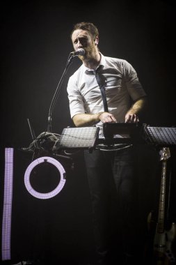 Amsterdam, Hollanda 16 Mart 2016: Fransız Kervan Sarayı konseri melkweg