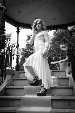 Amsterdam, Hollanda 23 Temmuz 2016: Pembe Cumartesi Gay Euro Pride kutlamaları Vondelpark