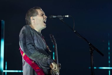 Amsterdam, Hollanda - 2 Ekim 2017: Konser od İzlanda post rock grubu Sigur Ros amsterdam'da canlı mekan Afas
