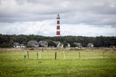 Bornrif olarak bilinen Ameland Deniz Feneri'nin görünümü, Hollanda'nın Frizya Adaları'ndan biri olan Hollanda adası Ameland'da, Hollanda'nın Kuzey Denizi kıyısında yer alan bir deniz feneridir.