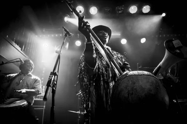 Amsterdam Países Bajos Febrero 2016 Concierto Banda Africana Mali Bko — Foto de Stock