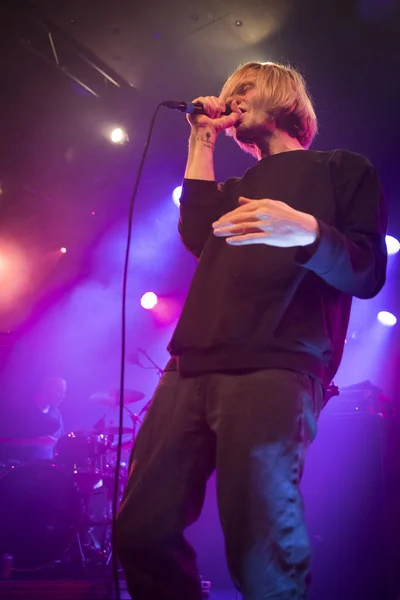 Amsterdam Pays Bas Février 2018 Concert Groupe Rock Britannique Charlatans — Photo