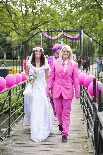 Амстердам Нидерланды Июля 2016 Года Церемония Бракосочетания Люсьена Шпее Директора — стоковое фото