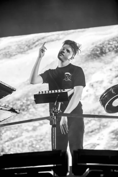 Nyon Switzerland July 2017 Concert French Electronic Musician Petit Biscuit — Stock Photo, Image