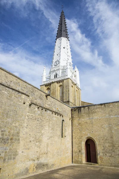 Wieś Ars Kościołem Saint Etienne Ile Francja — Zdjęcie stockowe
