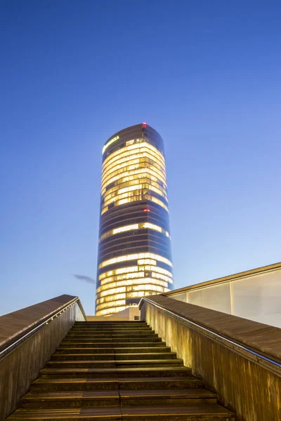 Bordeaux Frankrike April 2015 Miroir Deau Vattenspegel Nära Place Bourse — Stockfoto