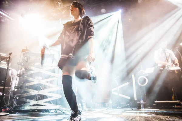 Amsterdam, Hollanda 16 Mart 2016: Fransız Kervan Sarayı konseri melkweg