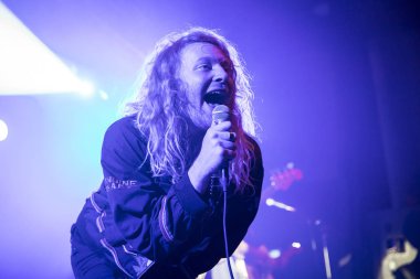 Amsterdam, Hollanda - 24 Şubat 2017 - Amerikalı rock grubu The Orwells'ın Paradiso Noord -De Tolhuistuin konseri