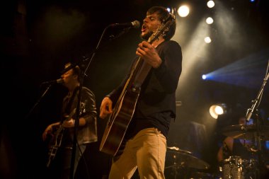 Amsterdam, Hollanda 18 Mart 2016: Rock grubu 77 Bombay Street'in paradiso konseri