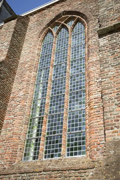 Stain Glass Window Middelburg Abbay — Stock Photo, Image