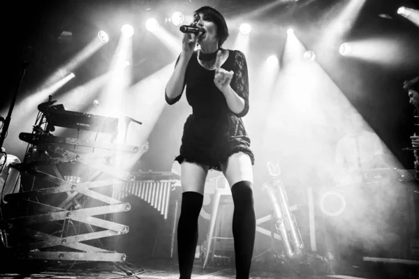 Amsterdam Nederland Maart 2016 Concert Van Franse Caravan Palace Bij — Stockfoto