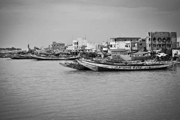 Hafen Von Saint Louis Senegal — Stockfoto