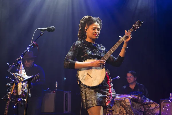 Utrecht Países Bajos Mayo 2017 Concierto Cantante Compositora Multi Instrumentista — Foto de Stock