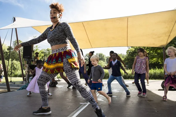 Amsterdam Países Bajos Julio 2015 Taller Danza Africana Durante Amsterdam —  Fotos de Stock