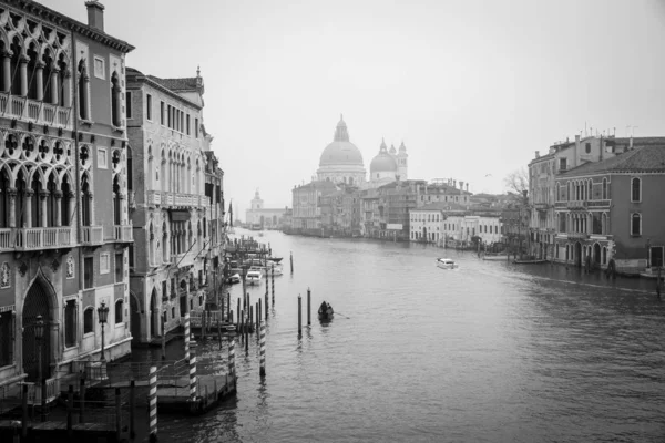 Blick Auf Den Canal Grande Winternebel Venedig Italien — Stockfoto