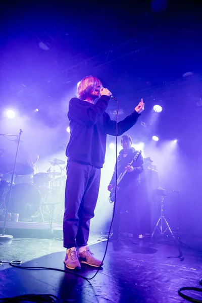 Ámsterdam Países Bajos Febrero 2018 Concierto Banda Británica Rock Charlatans —  Fotos de Stock