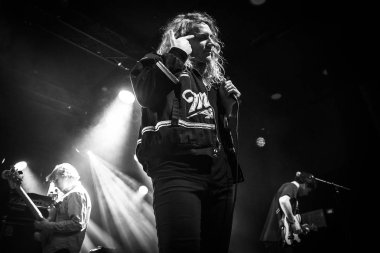 Amsterdam, Hollanda - 24 Şubat 2017 - Amerikalı rock grubu The Orwells'ın Paradiso Noord -De Tolhuistuin konseri