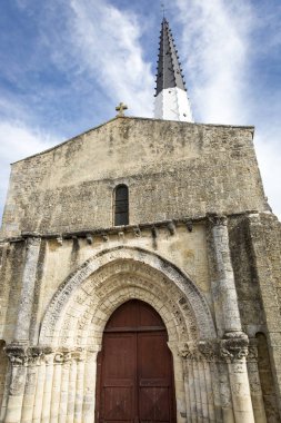 Saint-Etienne Kilisesi ile Ars en Re Köyü, Fransa