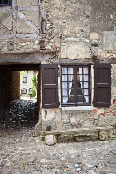 Borgo Medievale Perouges Francia — Foto Stock